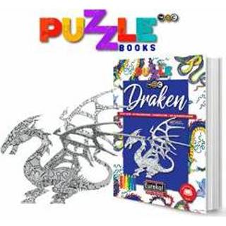 👉 Puzzelboek stuks Eureka 3D Puzzle Books Kleur- en - Draken 9780987128126