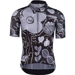 👉 Fiets shirt XL mannen zwart grijs Q36.5 - Jersey Shortsleeve G1 Giorgina Fietsshirt maat XL, zwart/grijs 805698904230