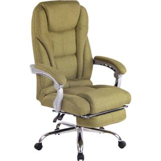 👉 Bureau stoel stof active groen Bureaustoel Ruovesi met voetensteun, 8720526190048