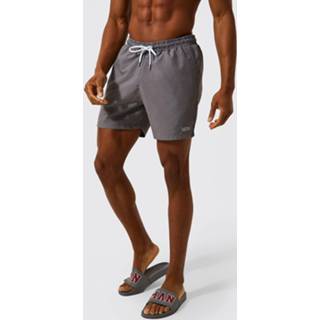 👉 Original Man Middellange Gerecyclede Zwembroek, Grey