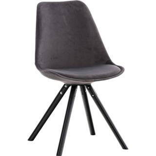 👉 Vergaderstoel grijs active Bezoekers - Stevns Velvet Round legs Z, 8720526191762