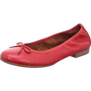 👉 Ballerina's glad leer rood Tamaris Ballerinas 4059252241415