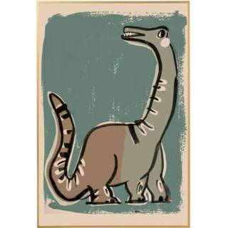 👉 Poster donkergroen Studioloco Dino green 50 x 70 cm 7446051129124