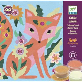 👉 Gekleurd zand DJECO glow in the dark Garden 5-8 jr+ 3070900086807