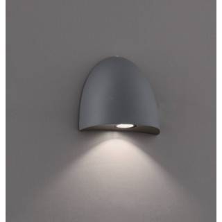 👉 Buitenwandlamp grijs donkergrijs LED Bauta,