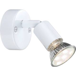 👉 Wandspotje wit LED wandspot Olana, 1-lamp,