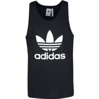 👉 Tanktop m mannen wit zwart Adidas - Trefoil Tank 4064055085784