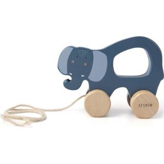 👉 Trekfiguur blauw hout One Size Color-Blauw Trixie Mrs. Elephant junior 10 x 15 6 cm 5400858361783