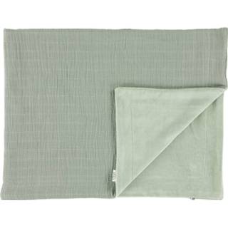 👉 Deken groen katoen One Size Color-Groen Trixie dekentje Bliss Olive 75 x 100 cm 5400858500656
