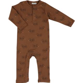 👉 Bruin katoen Trixie Onesie Truffle Pig Junior Maat 74/80 5400858024381