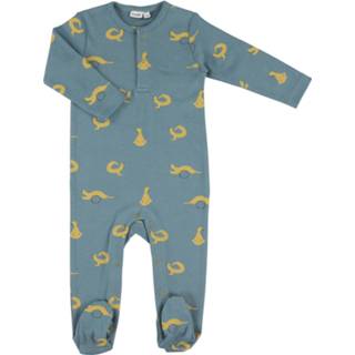 👉 Grijs katoen groen Trixie Onesie Met Voetjes Whippy Weasel 5400858034519