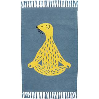 👉 Vloerkleed blauw geel katoen One Size Color-Blauw Trixie Whippy Weasel 120 x 80 cm blauw/geel 5400858036001