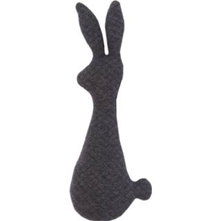 👉 Rammelaar grijs katoen Trixie Konijn Diamond Anthracite 26 X 9 Cm Donkergrijs 5420047560124