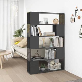 👉 Boekenkast grijs active Boekenkast/kamerscherm spaanplaat hoogglans 8720286651612