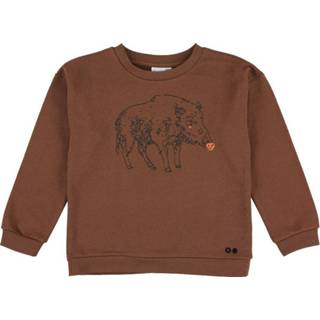 👉 Trui bruin katoen 128 Color-Bruin Trixie Truffle Pig junior maat 5400858027290