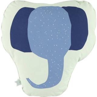 👉 Blauw katoen One Size Color-Blauw Trixie kussen Mrs. Elephant 35 x cm 5420047982148