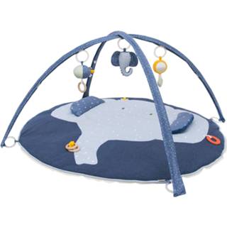 👉 Babygym canvas Color-Blauw One Size baby's blauw Trixie Mrs. Elephant junior 100 cm 5400858242853