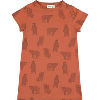 👉 Nachthemd roestbruin katoen 140 Color-Bruin meisjes Trixie Brave Bear maat 5400858144874