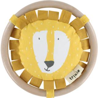 👉 Rammelaar geel katoen Trixie Mr. Lion Junior 13 Cm Katoen/corduroy 5400858242334