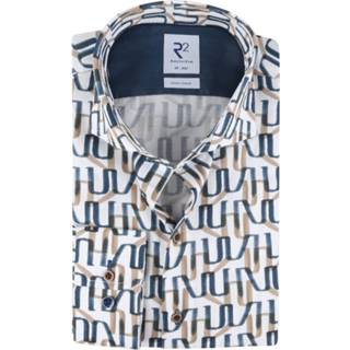 👉 Stretch print multicolour male R2 Overhemd Meerkleurig Grafische 8719282958023 2900061601032