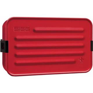 👉 Brood trommel aluminium One Size Color-Rood rood Sigg broodtrommel 22,9 x 14,5 cm 7610465869819