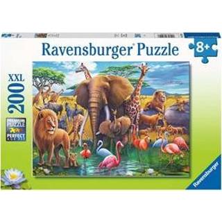 👉 Kinderpuzzel XXL stuks kinderen Ravensburger 200 Op safari! 4005556132928