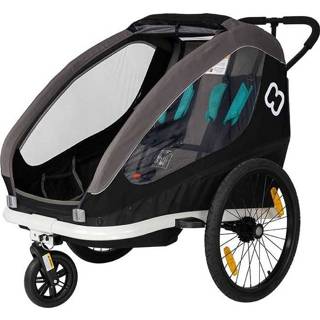👉 Fietskar zwart grijs aluminium One Size Color-Zwart Hamax Traveller 20 Inch Unisex Zwart/Grijs 7029774000576