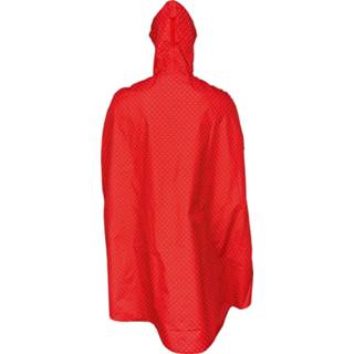 👉 Regenponcho rood polyester Color-Rood vrouwen Pro-X Elements Alena dames maat XS/S 4005422150520