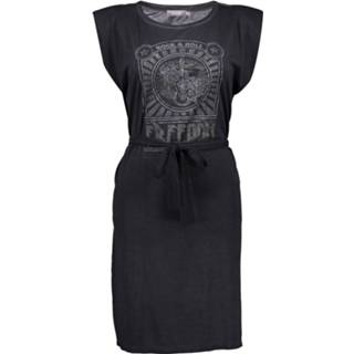 👉 Dress katoen l vrouwen grijs Geisha rock&roll with strap at waist 8719937608327