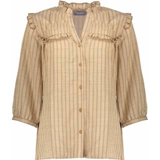 👉 Blous l vrouwen beige Geisha Blouse 23169-20 8719937799988