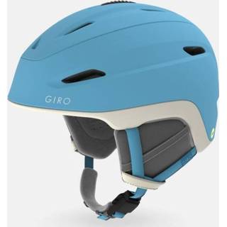 👉 Skihelm blauw kunststof One Size Color-Blauw vrouwen Giro Strata Mips dames lichtblauw maat 55,5-59 cm 768686333552