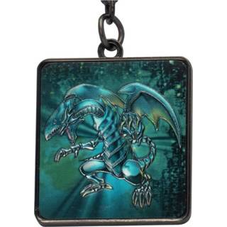 👉 Sleutel hanger hoofdmateriaa metaal multicolor unisex wit blauw Yu-Gi-Oh! - Blue Eyes White Dragon Sleutelhanger 3665361061502