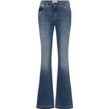 👉 Spijkerbroek katoen vrouwen blauw Cambio Paris flared jeans 4052107864074