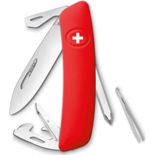 👉 Zakmes rood RVS One Size Color-Rood Swiza D04 Coltello Tascabile 95 x 28 mm 7640167731824