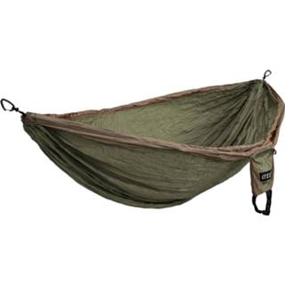 👉 Hangmat kaki nylon One Size Color-Groen Eno Doublenest Deluxe 2,8 x 2,5 m khaki 4-delig 811201012576