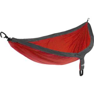 👉 Hangmat rood grijs nylon One Size Color-Rood Eno Doublenest 2,8 x 1,4 m rood/grijs 3-delig 811201010039
