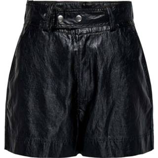 PU XL Color-Zwart Only Robin-maja hw shorts 5714503538322
