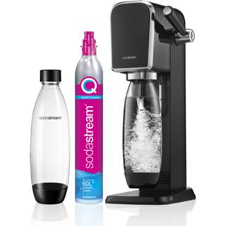 👉 Waterkan zwart Sodastream ART Starterpack incl. 1l.Fles + Quick Connect Cilinder 7290113764439