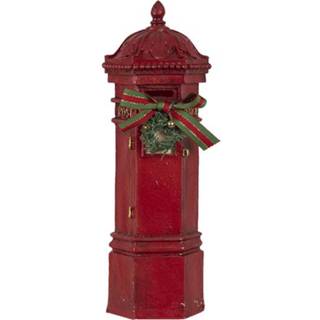 👉 Brievenbus multikleur Clayre & Eef Decoratie Met Krans 10*9*29 Cm 6pr4747 8717459795501