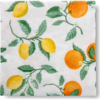 👉 Servet Blokker Citrus - 33x33cm 8718827262335