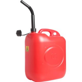 👉 Jerrycan rode rood kunststof jerrycan/benzinetank 20 liter