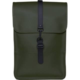 👉 Backpack donkergroen polyester Mini Rains Original Rugtas Green 5711747497712