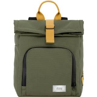 👉 Luiertas donkergroen geel canvas Forest Green schouderband Dusq Mini Bag Rugzak / Autumn Yellow 7440848699609