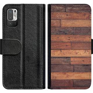 👉 Plank multi-color houten book planken Xiaomi Redmi Note 10 5G Hoesje - Case 8720329992382
