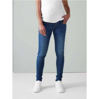 👉 Zwangerschaps broek unisex mid blue denim Prénatal zwangerschapsjeans 8719199951339