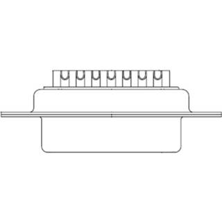 👉 D-sub connector goud Molex 1731090081 FCT Standard-Density Connector, Male, Straight, Solder Cup, Gold Plating, 200 Mating Cycles, 37 Circuits 2050007096467