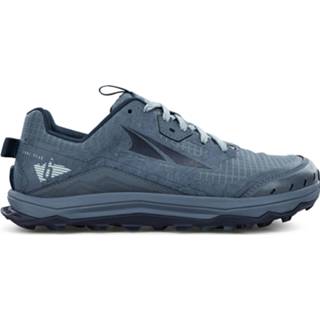 👉 Altra - Women's Lone Peak 6 - Trailrunningschoenen maat 10,5 - Wide, blauw/grijs/zwart