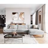 👉 Hoekbank zilvergrijs velours DELIFE Engus 320 x 155 recamiere rechts 4251943813110