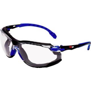 👉 Veiligheidsbril blauw zwart 3M S1101SGAFKT Met anti-condens coating Blauw-zwart DIN EN 166 4054596062962