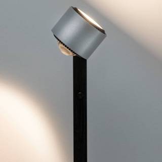 👉 Leeslamp zwart alu geborsteld Paulmann Aldan LED leeslampje in zwart/alu